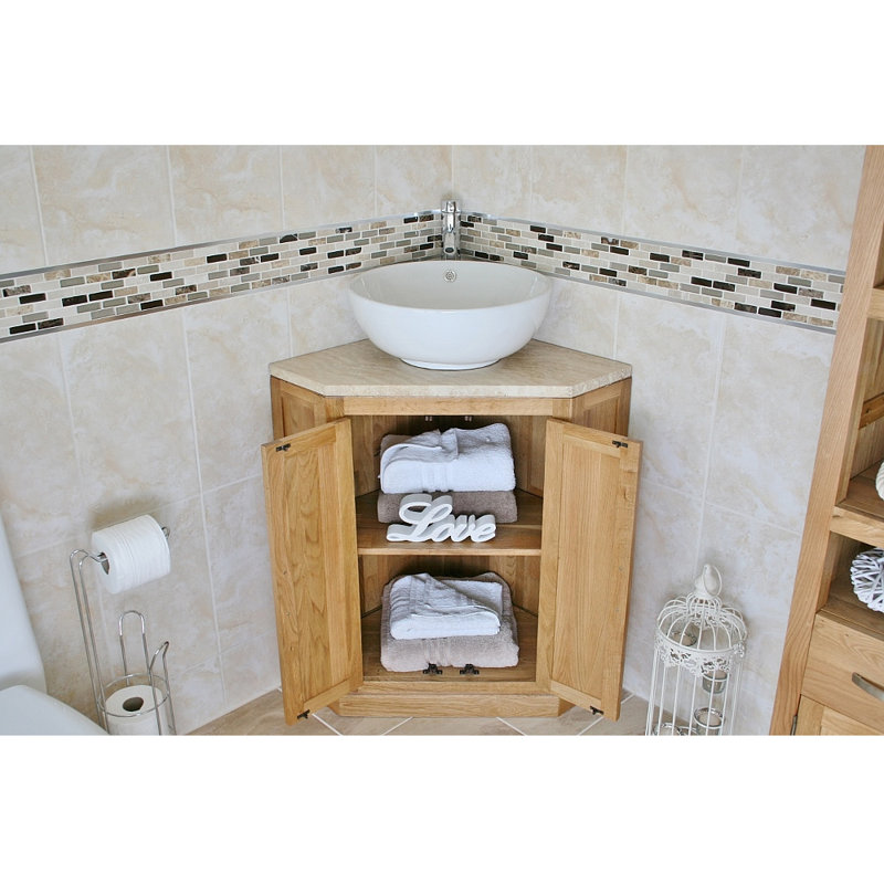 Leticia 550mm Single Bathroom Vanity with Vessel Ceramic Basin