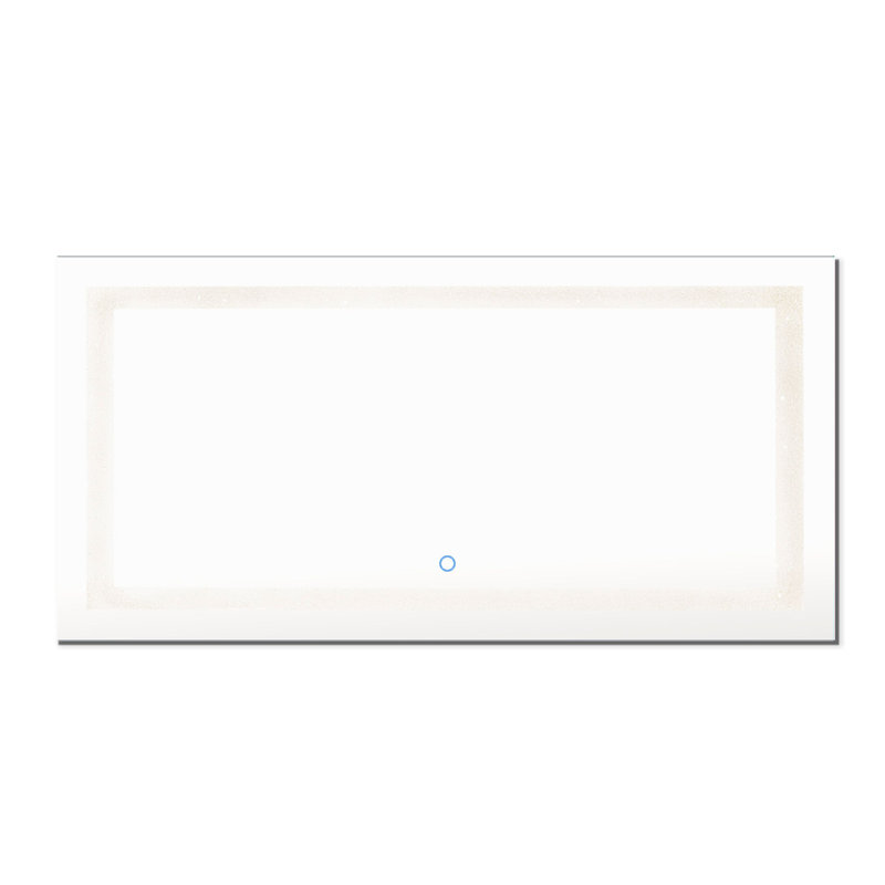 Glass Wall Mirror, 72" W x 38" H