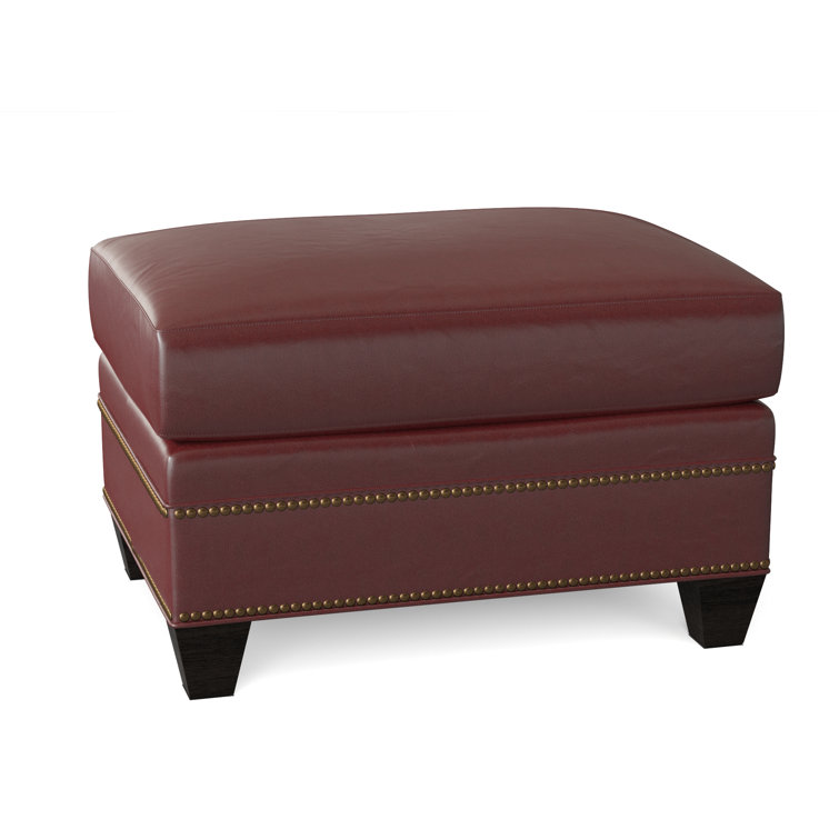 Raylen Leather Ottoman