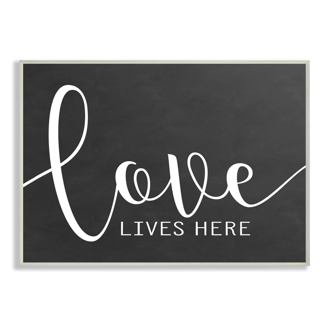 " Love Lives Here " by Lettered And Lined Brayden Studio® 