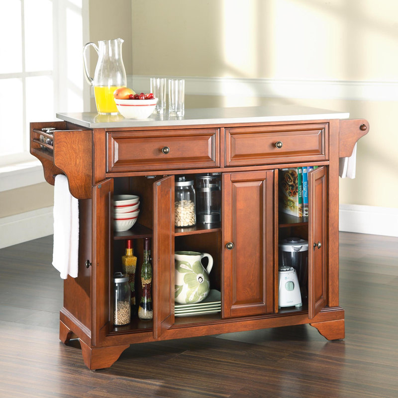 Haslingden Kitchen Island, Classic Cherry