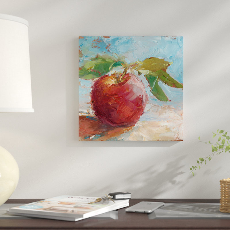 « impressionniste fruit study i », impression sur toile, H 26 po x l 26 po x P 1,5 po, Pas de tapis, Toile tendue