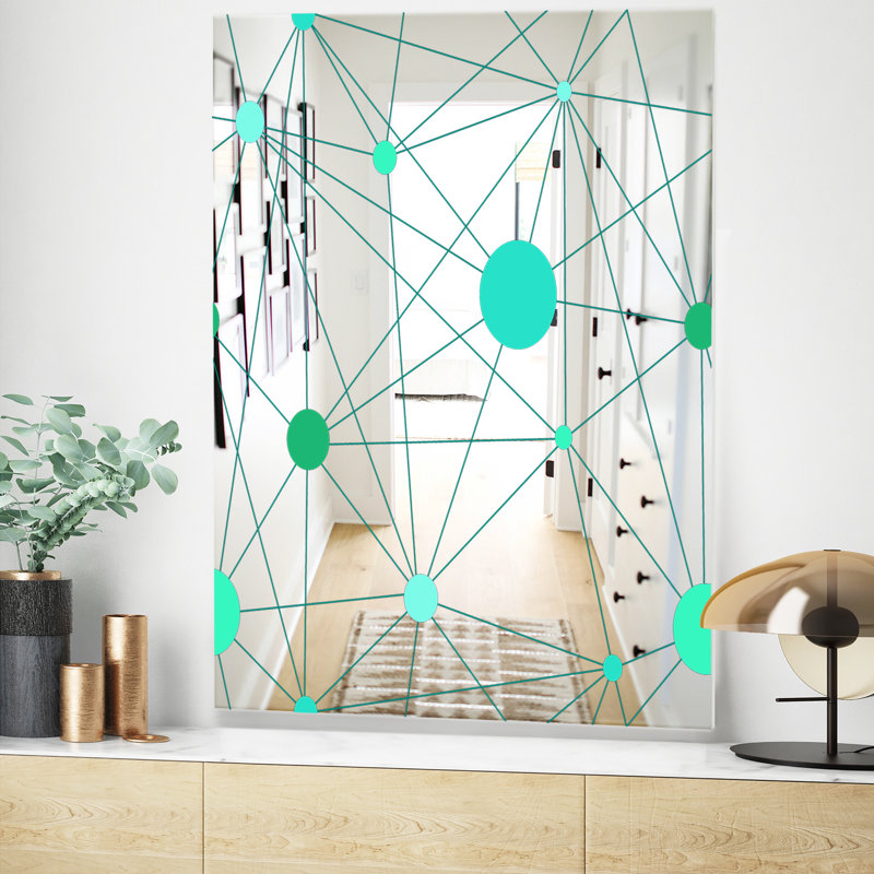 Miroir d'appoint circulaire sans cadre 1 Glam, H 39,4 po x l 29,5 po
