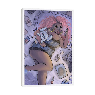 Quarantine Bae 2 by Jonquel - Print on Canvas