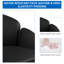Desk Chair With Petal-shaped Backrest-345685752