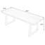 Bureau rectangulaire en bois massif Burlywood-109690982
