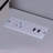 Home Office Writing Desk Ground Outlet USB-A Ports On The Back Wooden Leg Frame