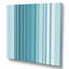 Reproduction d'art mural sur toile à rayures verticales turquoise-66807484-66807487