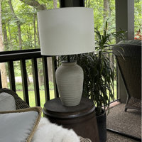 Anshita 25'' Battery Powered Integrated LED Outdoor Table Lamp