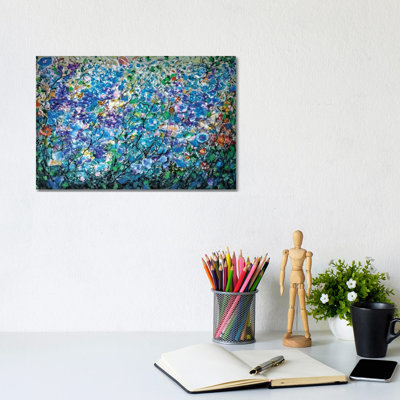 Dream Blue - Wrapped Canvas Painting