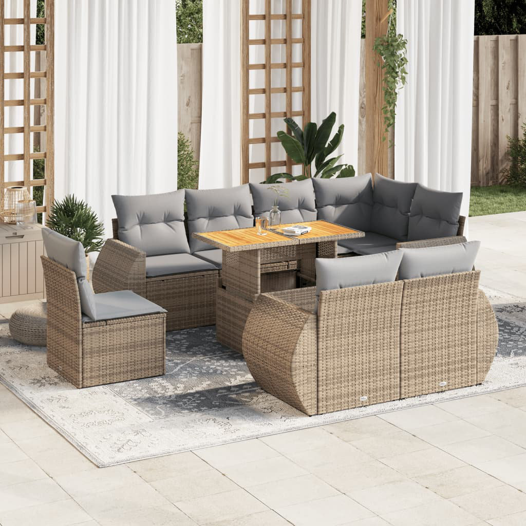 Gartensofa Fowlerton mit Kissen