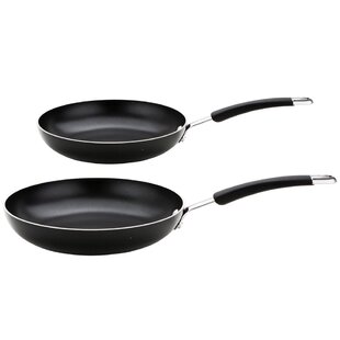 Meyer induction Compatible Non-Stick Dishwasher Safe Stainless Steel - Frying Pan Set - 20cm and 28cm