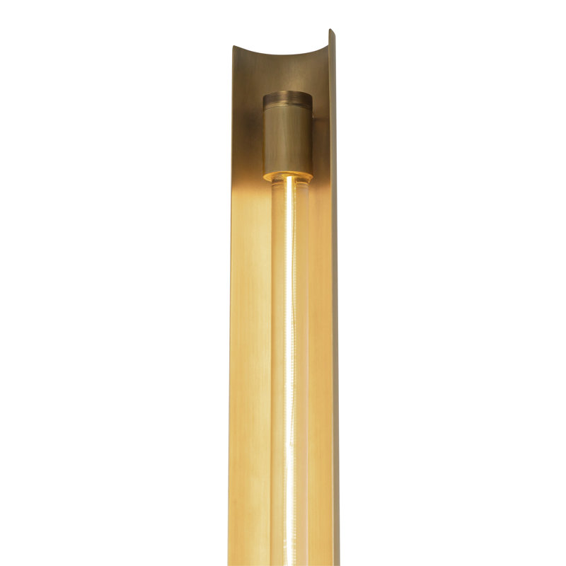 2 - Light LED Bath Bar, Vintage Brass