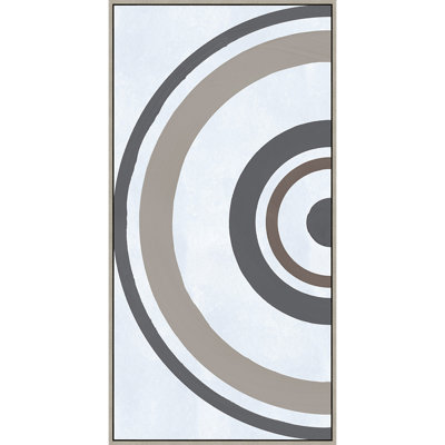 "Tonal Rings 3" par Thom Filicia - cadre flottant, impression sur toile