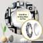 Ensemble de 3 miroirs en aluminium Deltana