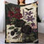 Jeté en flanelle foncé Darkber Blackberr-133687239