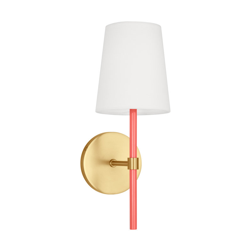 Monroe 1 - Light Armed Sconce, Burnished Brass CRL