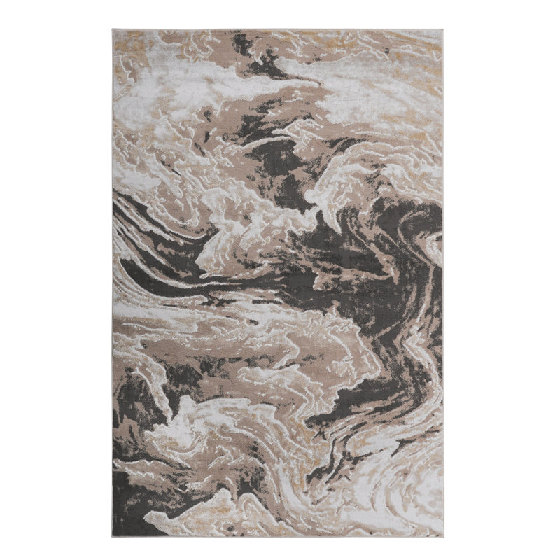 Abstract Non-Shedding Living Room Bedroom Dining Home Office Stylish And Stain Resistant Area Rug, Rectangle 2' x 3'