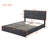 Upholstered Platform Bed With Hydraulic Storage System, No Box Spring Needed