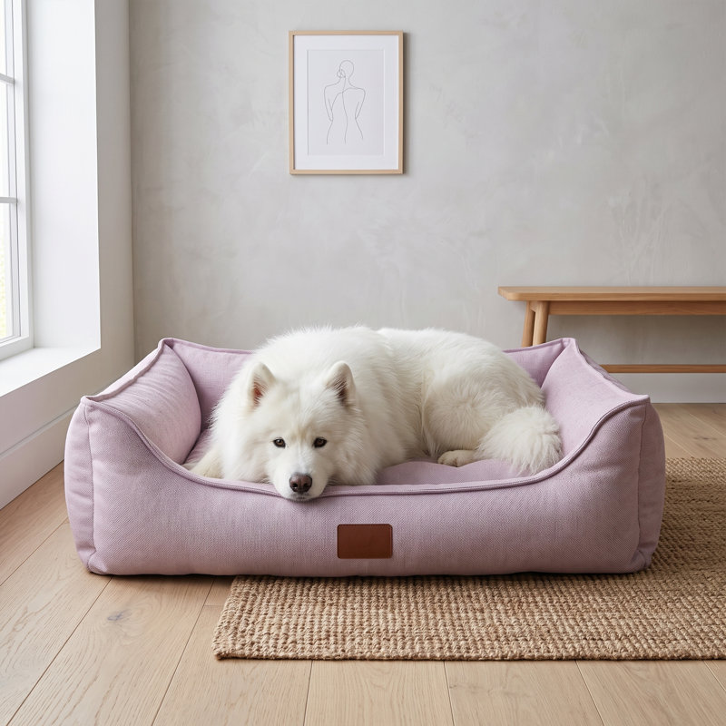 Lit pour chien Pawsy, 29.5, Rose