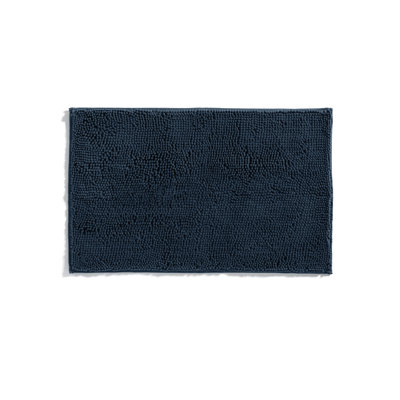 Soft Absorbent Chenille Bath Mat Rug with Anti-Skid Rubber Backing