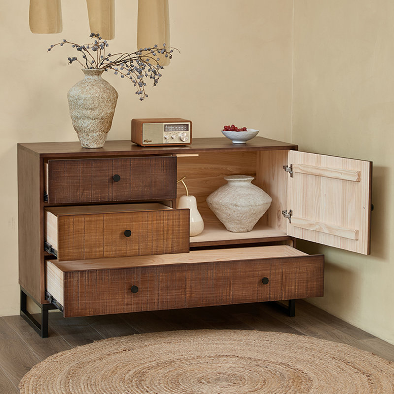 Elegant Wood Sideboard, Versatile Storage