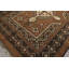 Tapis marocain vintage en laine noué à la main 6 pi 9 po x 9 pi 6 po