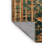 Machine Washable Art Deco Green Area Rug-128701638