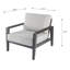 Méridienne de patio en aluminium thermolaqué Laguna avec coussins Sunbrella®, qualité commerciale