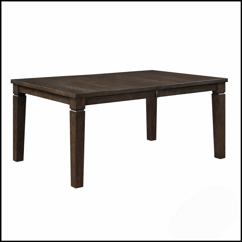 Ensemble de salle à manger 7 pièces de style classique avec finition espresso foncé, rallonge et fauteuils confortables pour des repas élégants