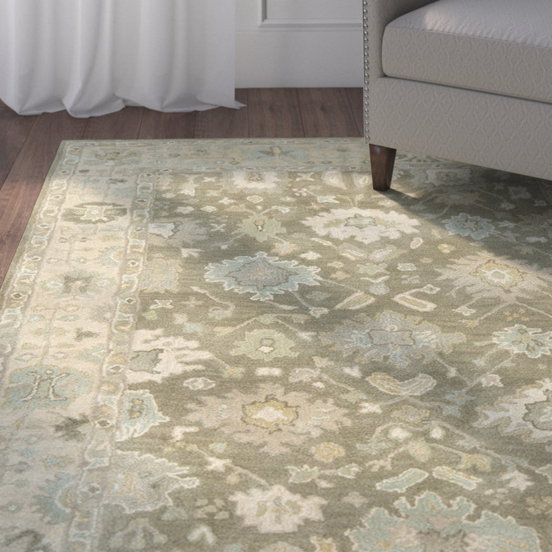Allenwood Wool Oriental Indoor Rug, Rectangle 5'6" x 8'6"