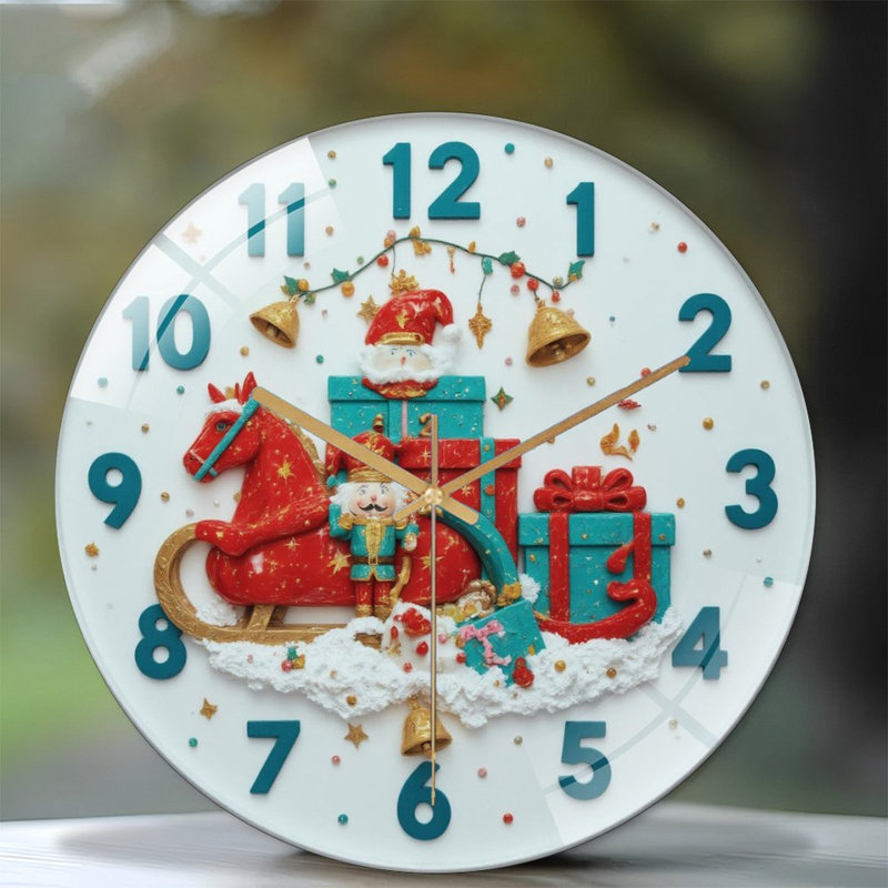 Horloge murale de Noël
