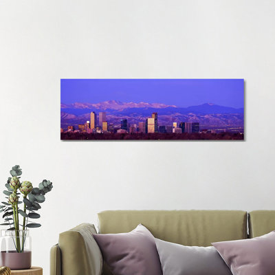 Denver, Colorado, USA #2 1 Piece Wrapped Canvas Panoramic Wall Art