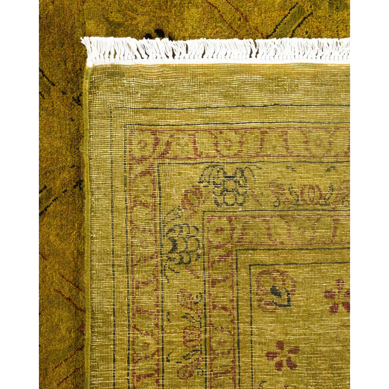 Fine Vibrance One-of-a-Kind 9'2" X 12'4" Hand Knotted Area Rug