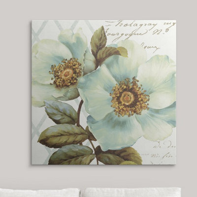 « i » par lisa audit, impression White Floral Bliss