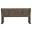 Banc en bois 1 pièce avec accoudoirs courbés