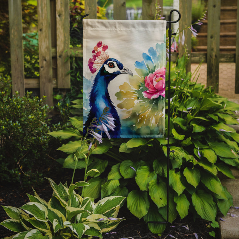 Drapeau de jardin paon_DAC3254