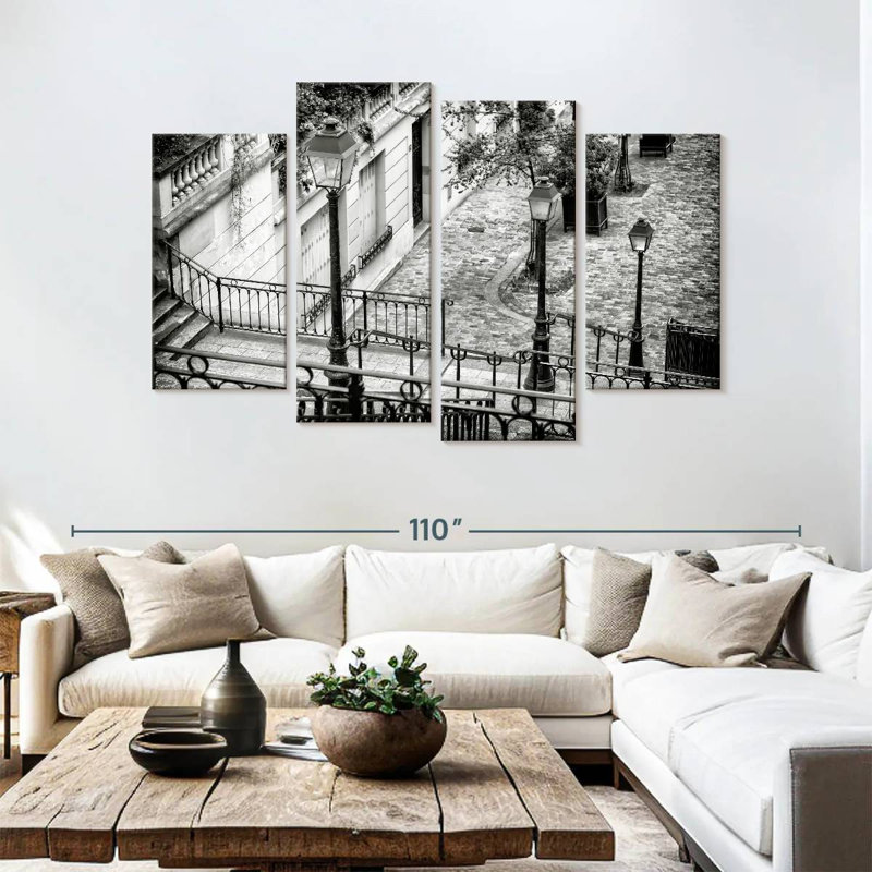 Nicci Staircase Montmartre II, 54" H x 84" W