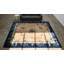 Tapis antique chinois à motif géométrique noué