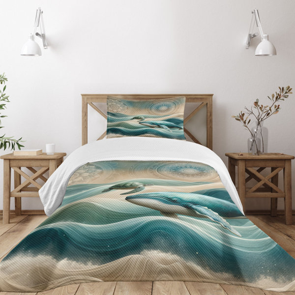 Ambesonne Abstract Coverlet Set | Wayfair