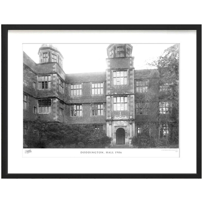 Doddington, Hall 1906 - Single Picture Frame Print, 48.4cm H x 63.6cm W x 2.3cm D