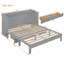 Grand lit escamotable avec grands tiroirs de rangement-64708612