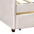 Upholstered Daybed Twin Size With Two Drawers And Wood Slat-1858904582