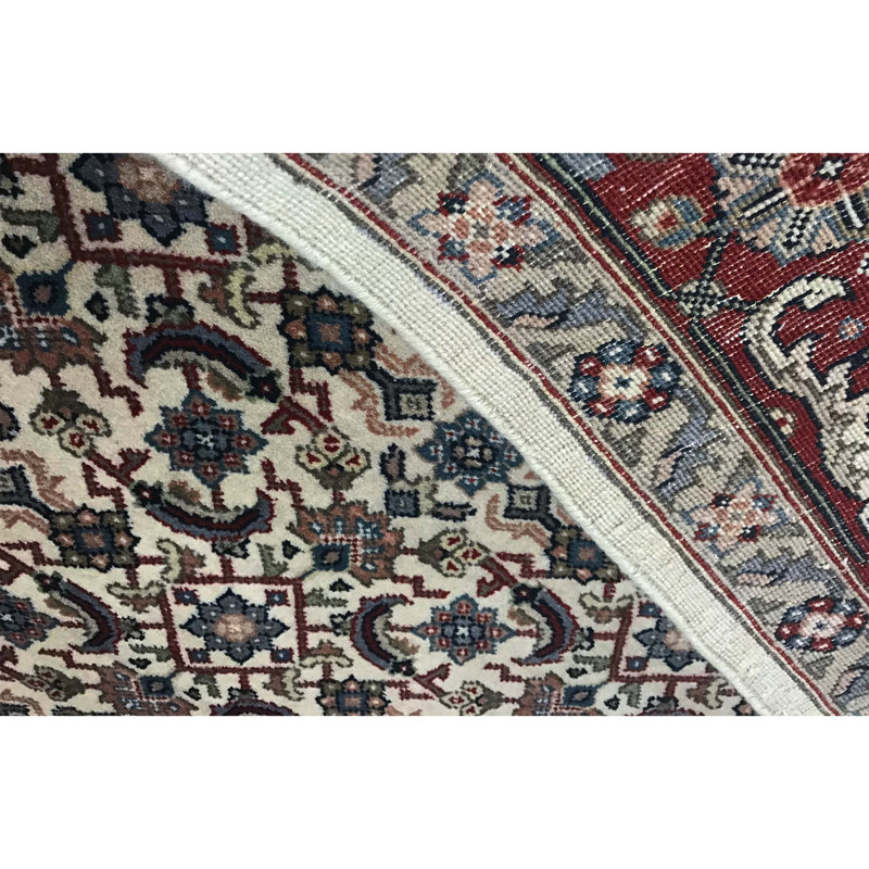 Jaipur Wool Oriental Area Rug in Ivory