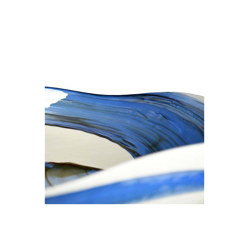Murano Glass Specialty Vessel Bathroom Sink, Marina
