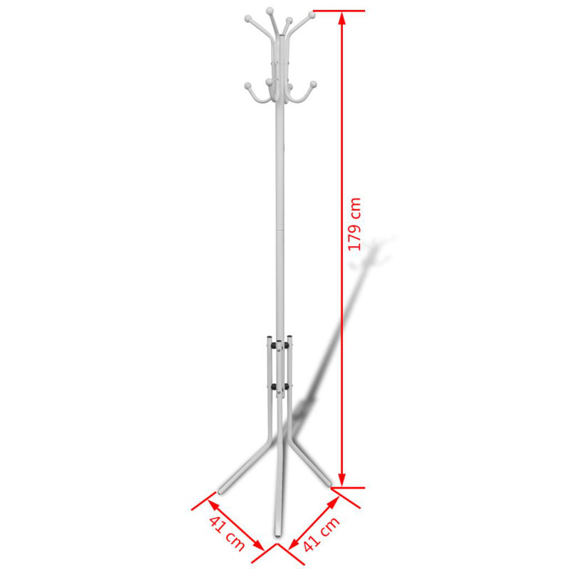 Coat Rack, White