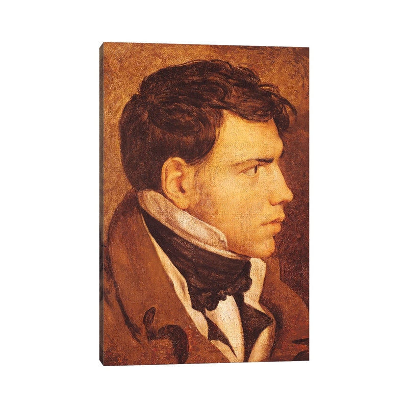 Portrait Of A Young Man by Jean-Auguste-Dominique Ingres - Wrapped Canvas Painting, 101.6 cm H x 66.04 cm W x 1.91 cm D