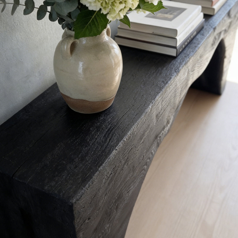 Console en pin massif, H 33,46 po x l 39,37 po x P 12,2 po