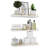 Floating Shelves With Metal Guardrail, Shelves For Wall Decor Set Of 3, Wall Shelves For Bedroom, Bathroom, Kitchen, Living Room, Plants, Picture Frames, Art-337339611-337339608