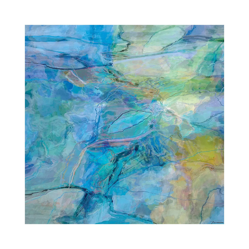 Random V by Michael Tienhaara - Print on Canvas, 30.48cm H x 30.48cm W x 1.91cm D, Wrapped Canvas